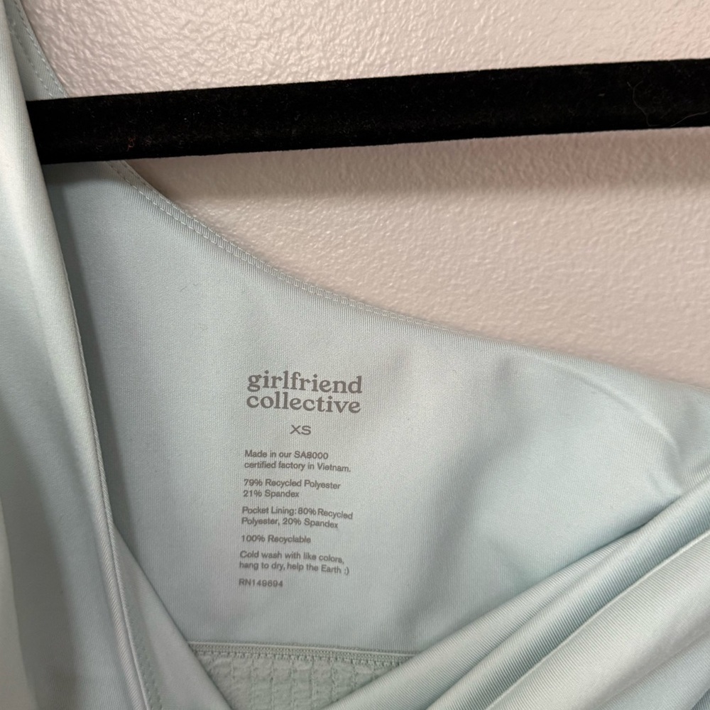 NWT Girlfriend Collective Glass Bianca One Shoulder Dress - Picture 8 of 10